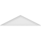 Ekena Millwork Peaked Cap Smooth Architectural Grade PVC Pediment, 48"W x 13"H x 2"P (Pitch 6/12) PEDPS048X130PKC00 - alternate 4